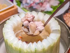 -得意咚瓜·顺德鱼生·冬瓜盅火锅