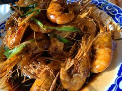 老头儿油爆沼虾-老头儿油爆虾(胜利河美食街店)