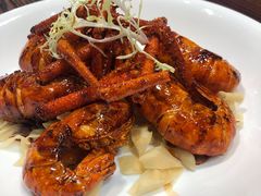 干煎美极罗氏虾-猪肉婆私房菜(华侨城店)