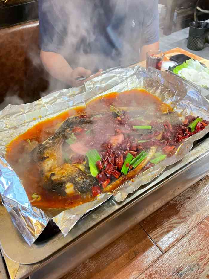 愿者上钩·纸包鱼(江桥万达店)-"想吃这家烤鱼很久了,一直还没有来