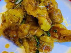 特色锅包肉-闯关东东北农家菜(崂山石老人店)