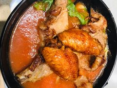 番茄浓汤鸡翅猪扒通粉-华嫂冰室(尖沙咀店)