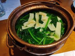 鸡汁菠菜豆衣-南小馆(迪士尼小镇店)