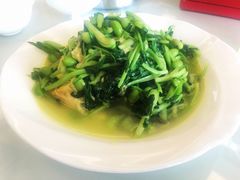 鸡毛菜豆米炒油皮-冶春茶社(官园桥店)