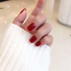 -孔雀手美甲美睫护理