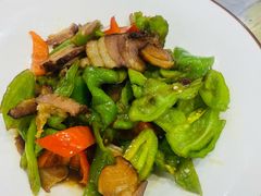 螺丝椒炒腊肉-邢家锅贴老店·非遗·开封菜(金明广场店)