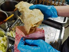 -小红车炸蛋葱油饼