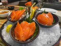 三文鱼刺身-万龙洲海鲜(亚运村店)