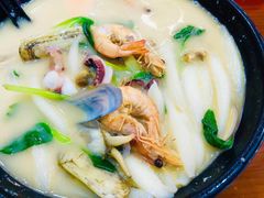 海鲜面疙瘩-台州老六海鲜面馆(上南总店)