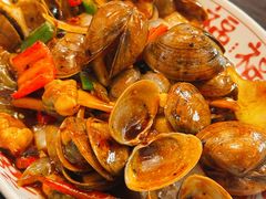 豉椒味菜炒黄蚬-香港祥正飯店·正宗灣仔50年海鲜老字号