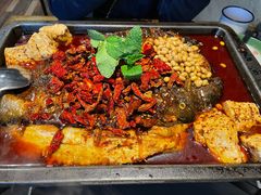 -探鱼·鲜青椒爽麻烤鱼(广州欣荣广场店)
