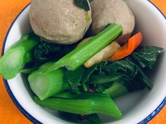 菜心牛丸煲-兄弟潮汕菜馆(车陂店)