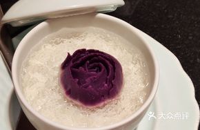Purple Sweet Potato Double-Yolk Custard