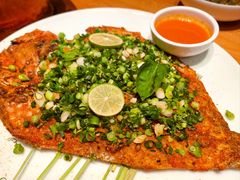 香茅草烤笋壳鱼-一坐一忘云南菜(北京skp店)