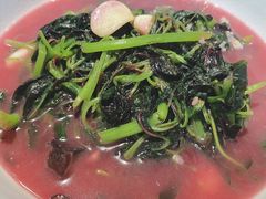 皮蛋煮苋菜-李久其家民间餐厅(观沙岭公园店)