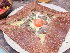 鸡蛋蘑菇熏肉荞麦可丽饼-RAC BAR(安福路店)