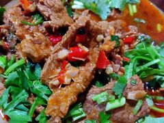 麻辣香菜牛肉-老瓦房冷锅串串(文殊院店)