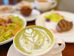 抹茶拿铁-东海咖啡馆