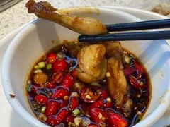美蛙蘸汁-老佛爷铜炉蛙锅(海岸城店)