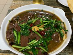韭菜炒鸭血-枣庄辣子鸡(隐珠二路店)