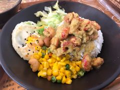 港式黄咖喱龙虾饭-海盗虾饭·剥好的小龙虾饭(SOHO尚都店)