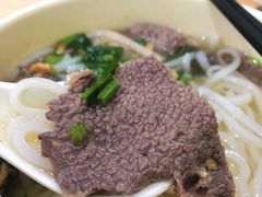牛肉拼牛筋丸粿条汤-飞厦老二手槌牛肉丸店