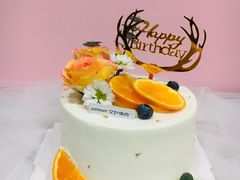 情深似海森系动物奶油水果蛋糕-艾加柒克蛋糕茶歇甜品台(春熙路店)