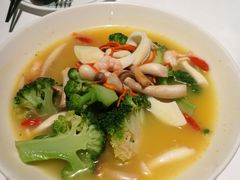 鸡汤西兰花-水天堂西餐厅(绿宝广场店)