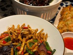 萝卜干炒腊肉-绿茶餐厅(领展购物广场·中关村店)