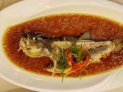 清蒸鲈鱼-上海老饭店(北京分店)