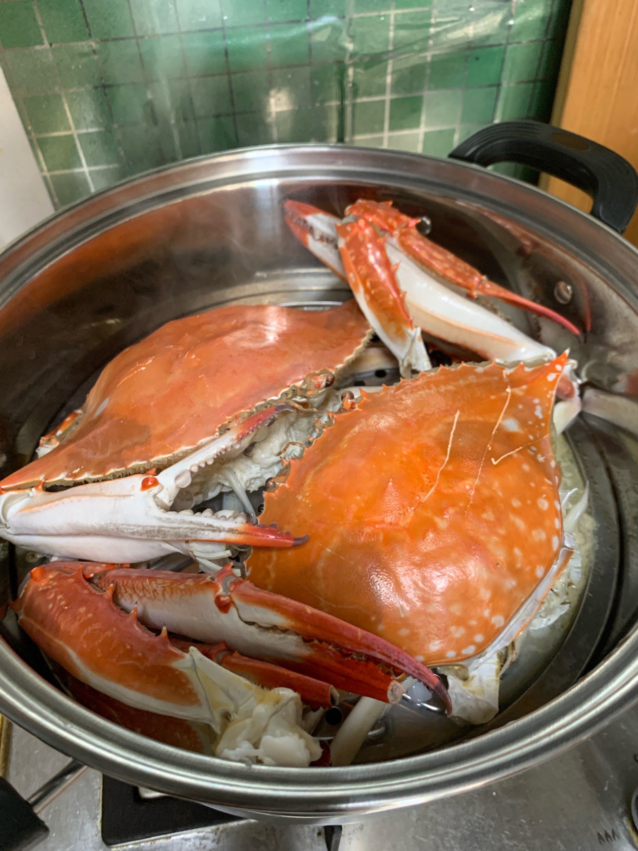 清新一夏 蒸螃蟹