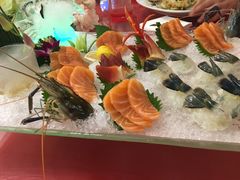 北极贝拼三文鱼-都市阳光海鲜城(青山湖店)