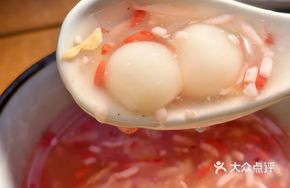 Red Yeast Rice Glutinous Balls