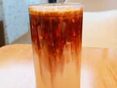 红豆沙拿铁-Line 咖啡(石厦花园店)