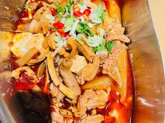 牛杂鸳鸯锅-左庭右院鲜牛肉火锅(环球港店)