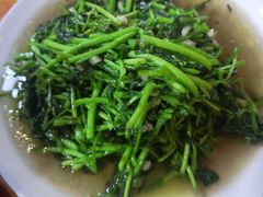 炒西洋菜-温州一家人美食(西木头市店)