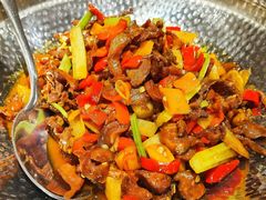 干锅酸辣鸡杂-毛家饭店·融合新湘菜·主题宴(齐鲁软件园店)