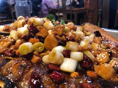 宫保鸡丁烤鱼（清江鱼/斤）-锦尚阁烤鱼•天津菜(宣武门胡同店)