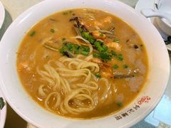 虾爆鳝丝面-何记面馆(龙泉山店)