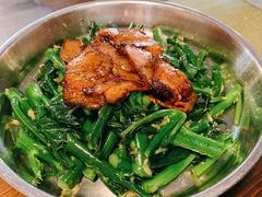 叉烧炒芥兰-农汤老店(顺联公园里店)