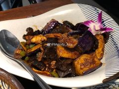 自制XO酱海参茄子-上楼私房菜(院士路店)