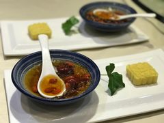 红糖冰爽百合粉配绿豆糕-品粹徽园·家常安徽菜