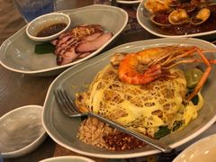 蛋包海鲜炒金边粉-CHINCHIN 青青·泰国料理(万象食家店)