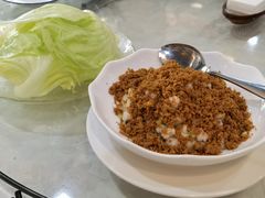 生菜虾松-老妈私房菜