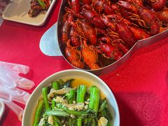 炒油麦菜-龙巢盱眙龙虾·牛蛙·烧烤宵夜(八卦岭店)