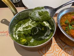 印式乡村芝士配菠菜酱咖喱-克比叔叔印度餐厅Kebabs on the Grille(人民广场店)