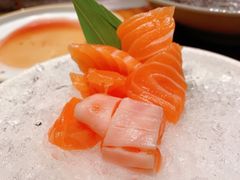 三文鱼刺身-赤坂亭·M9和牛烧肉·铁板烧·日料398放题(长泰广场店)