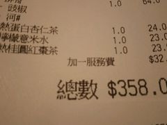 账单-翠华餐厅(铜锣湾糖街店)