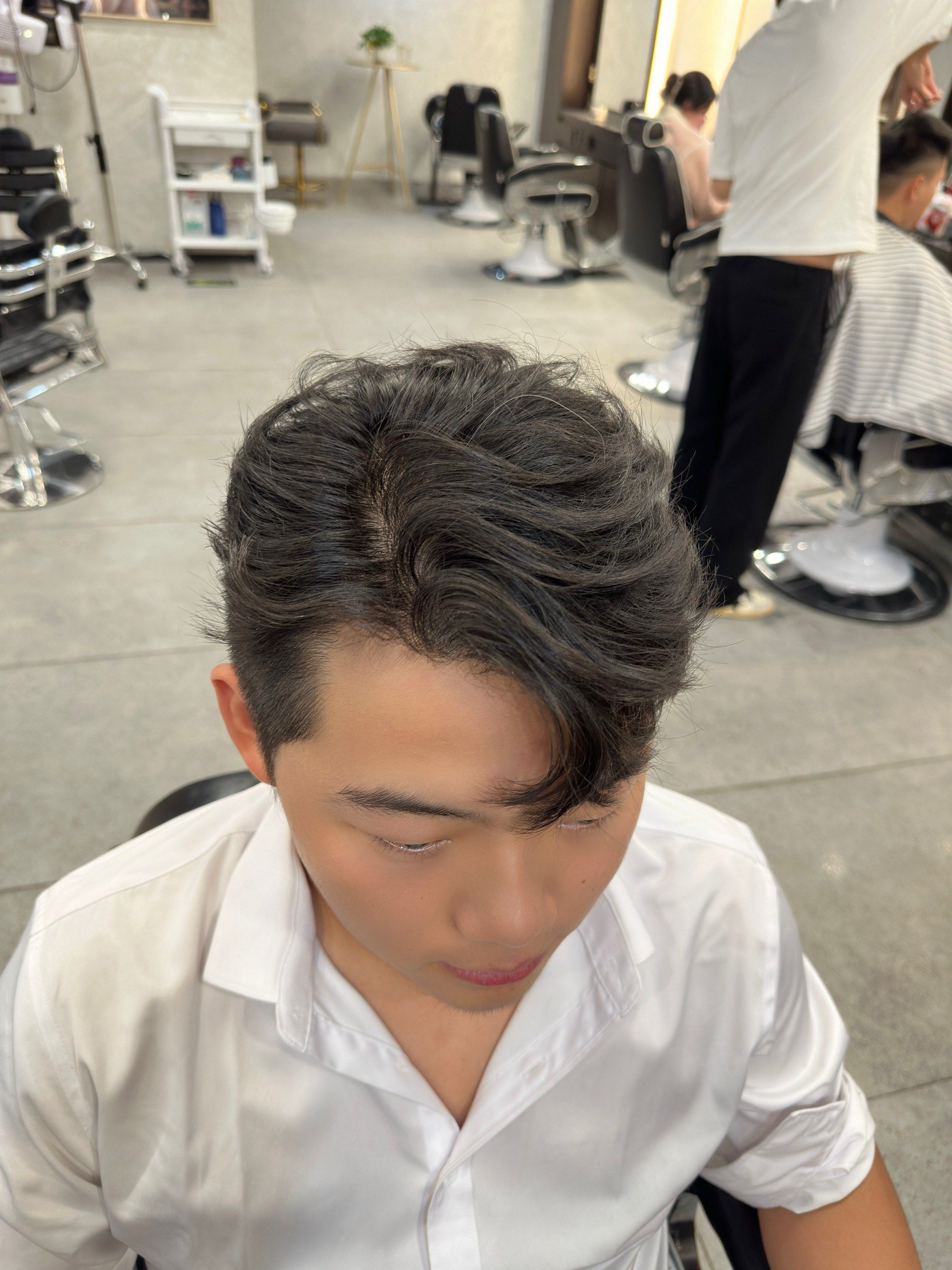 简单又好看的发型 #男生自然卷发型 #潮流博主打卡地 #男士约会发型