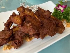 椒盐羊排-粤域茶餐厅